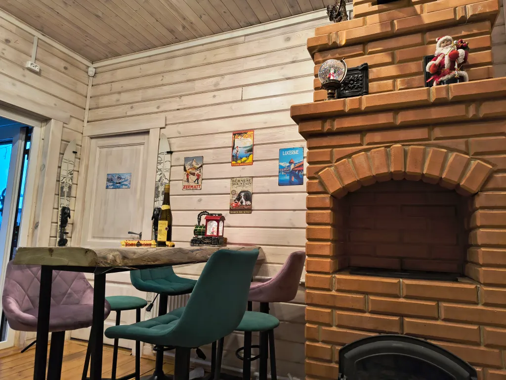 Русская усадьба с баней со швейцарским флёром