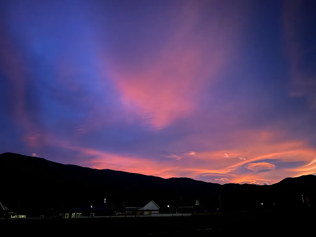 Уютный дом с банным чаном и видом на горы