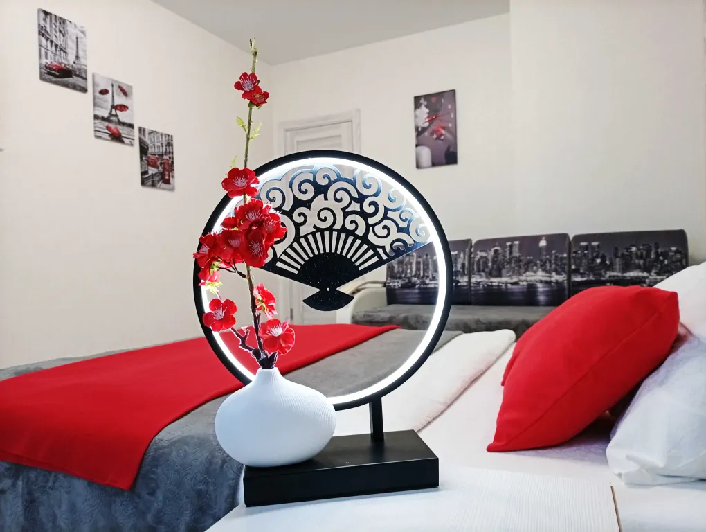 Современная квартира с видом на закат