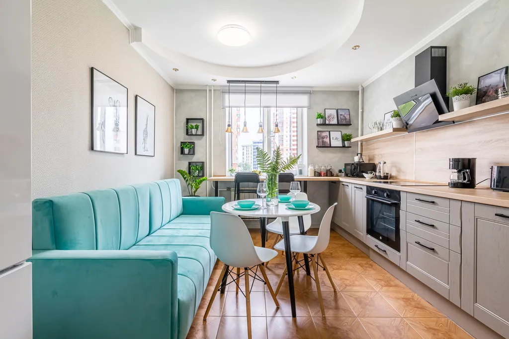 Уютная большая квартира с балконом для приятных вечеров