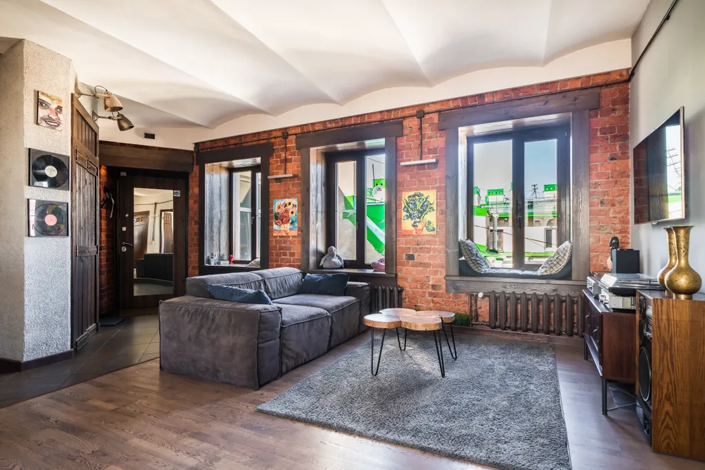 Квартира Квартира True Loft with great view — Санкт-Петербург