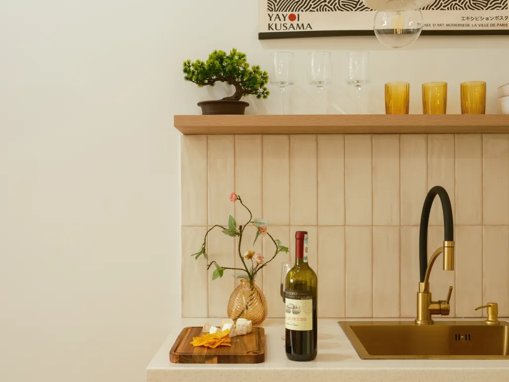 Квартира Japandi in Meridian — Алматы