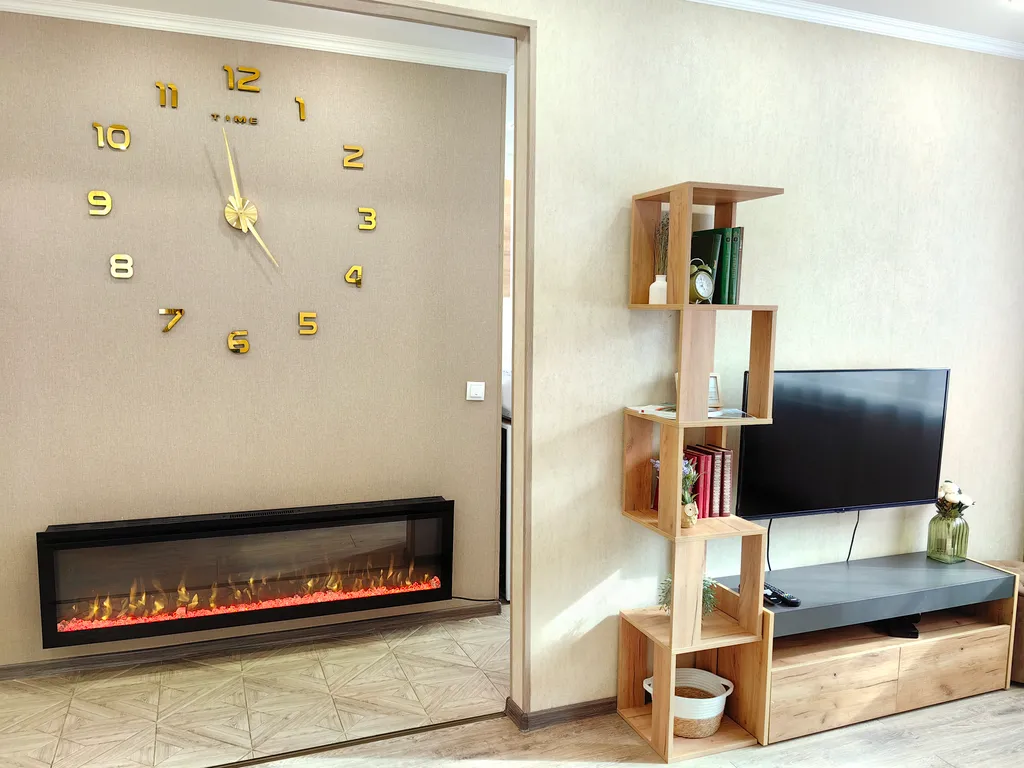 Уютная квартира с камином центре города