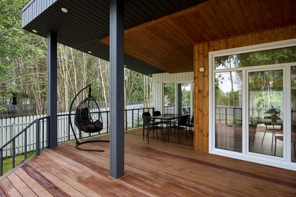 Медовый - дом с баней и чаном