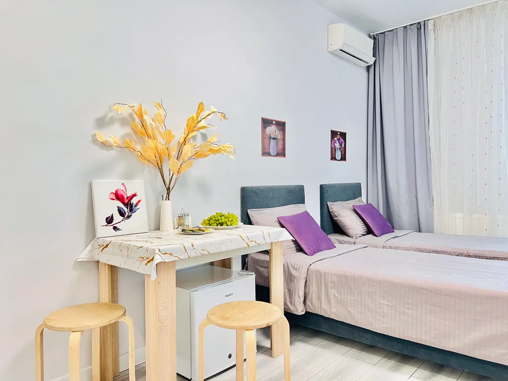 Светлая студия c кондиционером