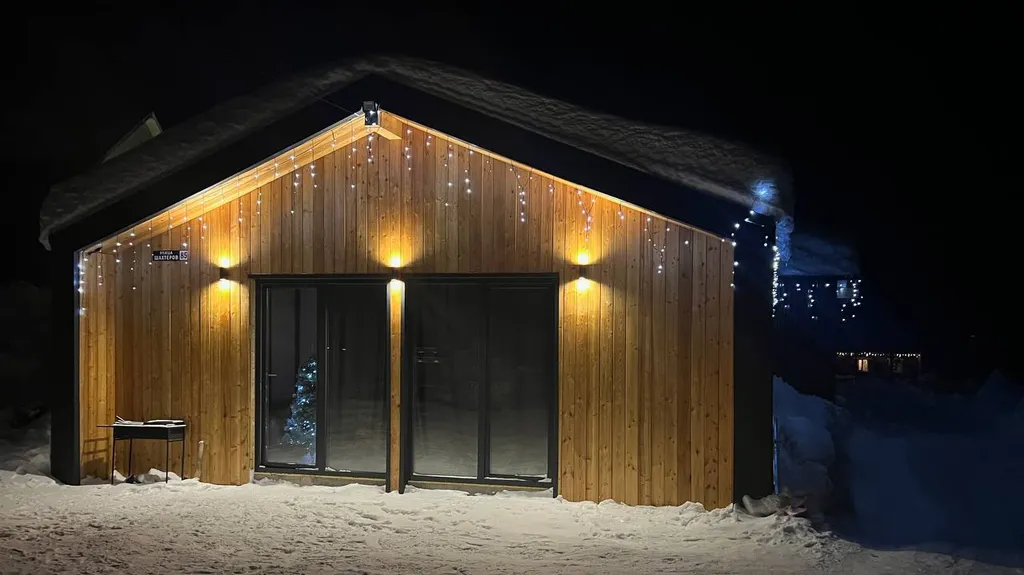 Уютный барнхаус с видом на гору