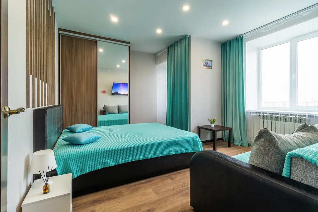 Апартаменты в новом доме с кофемашиной, до метро 5 минут пешком у Ж/Д