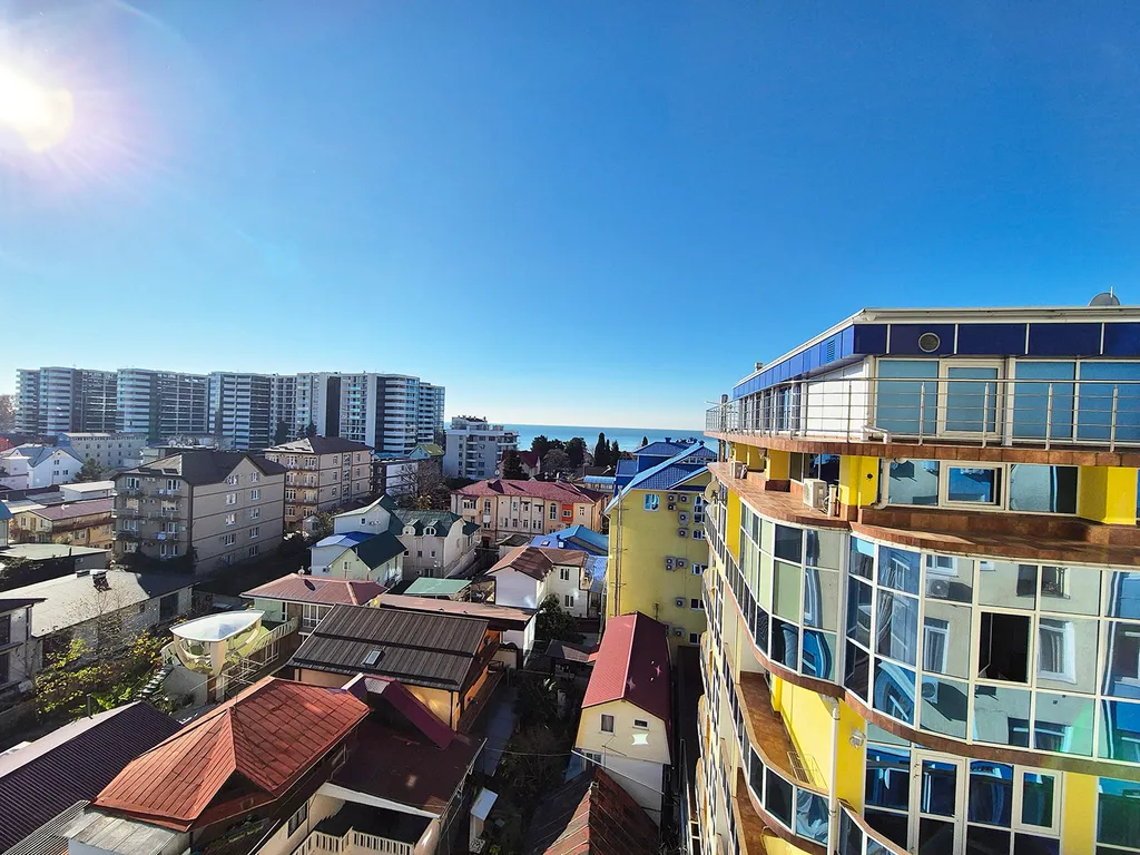 Квартира Квартира с видом на море и балконом — Адлер