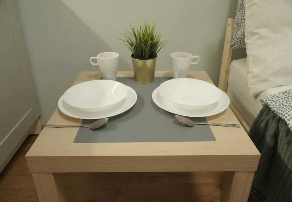 Двухместная студия с удобной кроватью для комфортного проживания