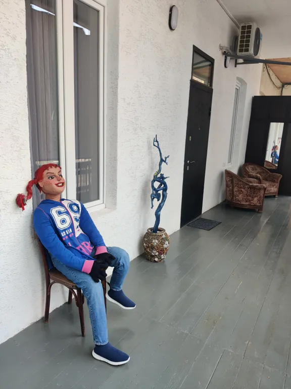 Nika's apartment in an old Tbilisi