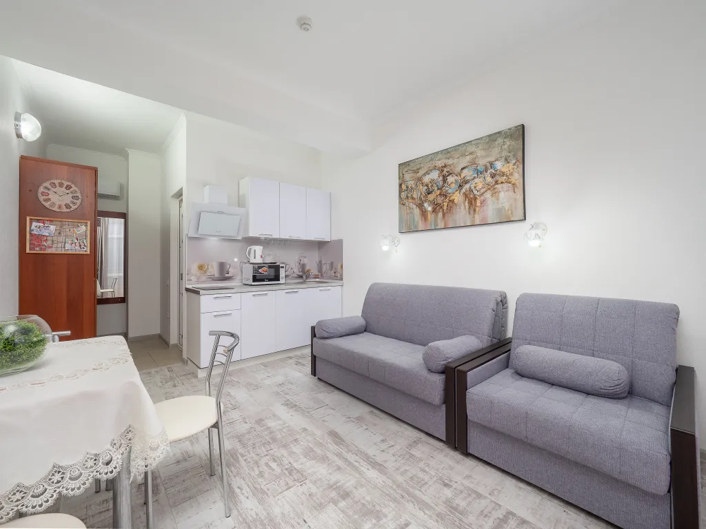 Квартира Квартира Уютная студия у моря с теплым бассейном — Сириус