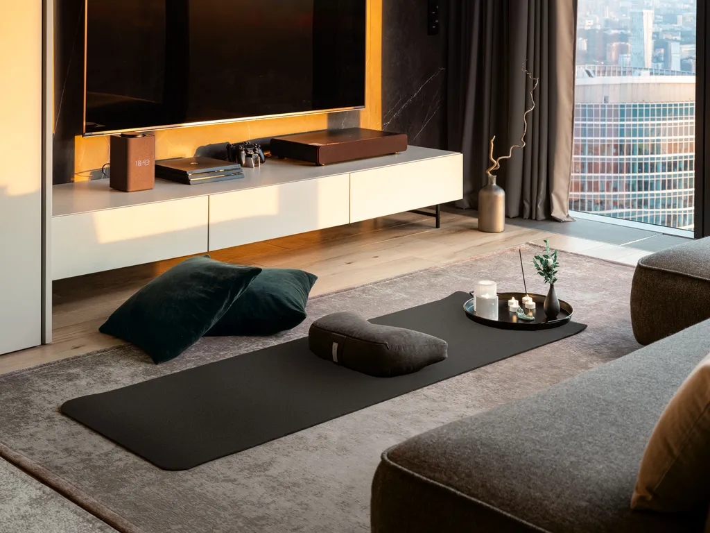 Самый стильный апартамент на 79 этаже с караоке! 20 тыс песен