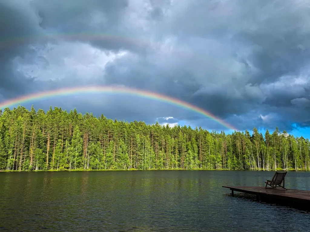 Коттедж комфорт класса с видом на лес