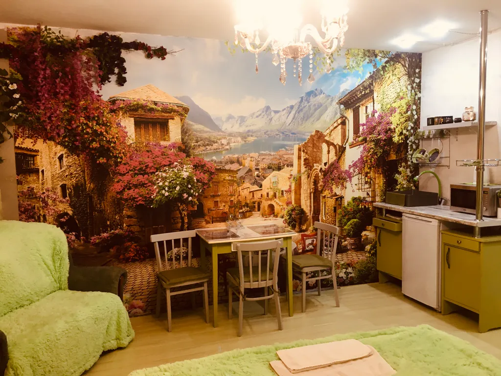 Старый дворик, где уютно и тепло