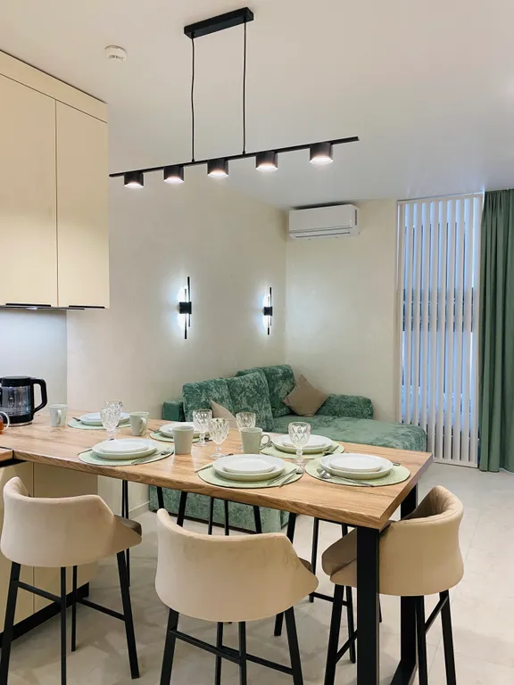 Студия с бассейном на семью с 2-3 детьми