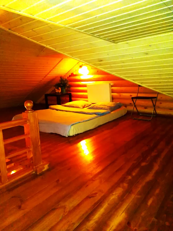 Дом - баня на берегу реки