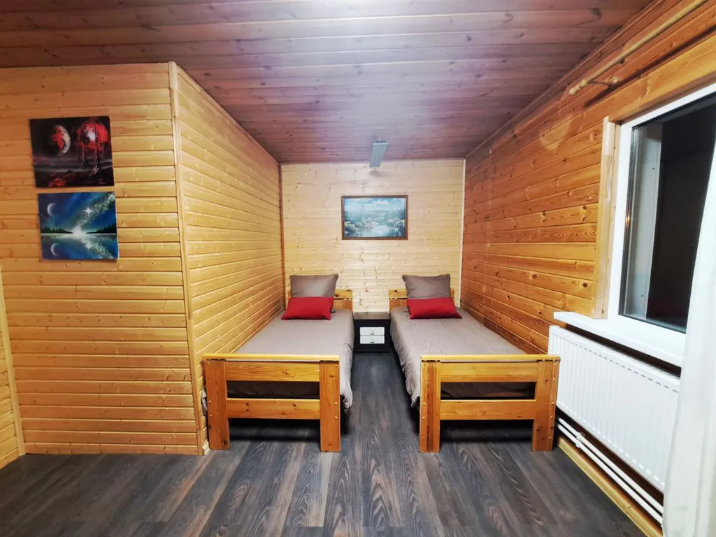 Коттедж Большой двухэтажный коттедж в стиле ампир с сауной и бассейном-купелью — Агалатово