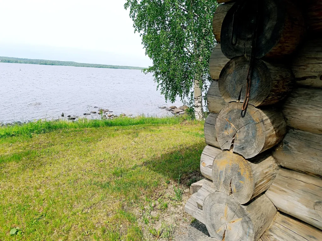 Дом-баня Дом охотника на берегу озера Нигозеро