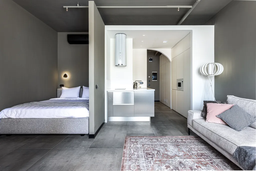 Квартира Квартира Премиум апартамент Графит у метро Автозаводская — Москва