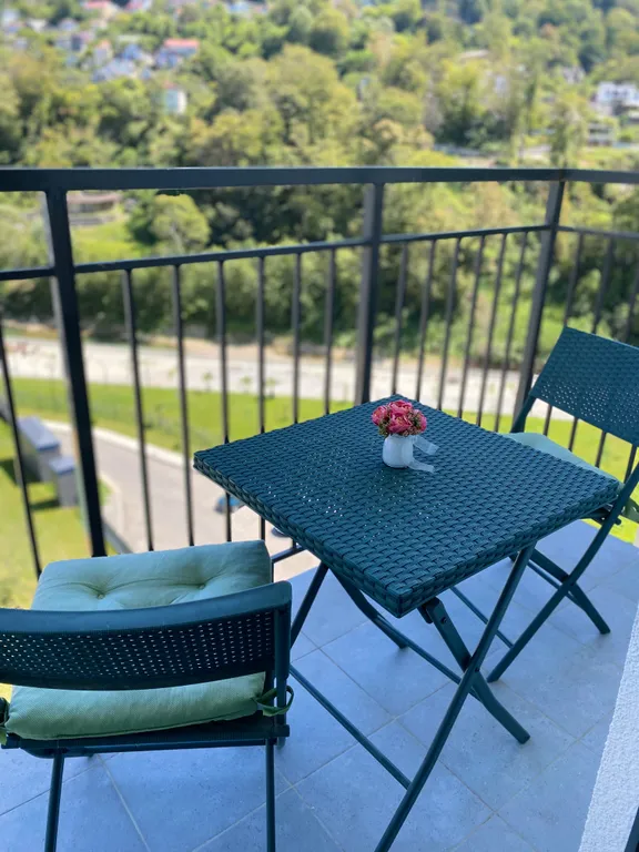 Студия с дизайнерским ремонтом рядом с морем в новом ЖК Летний