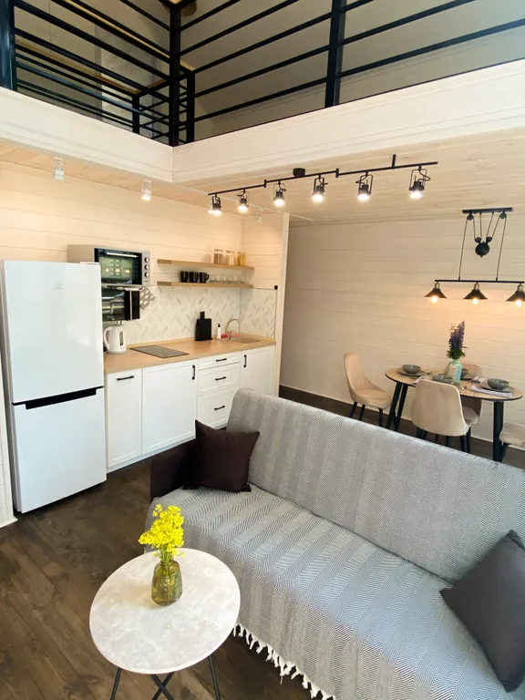 Уютный барн-хаус у леса с купелью и баней