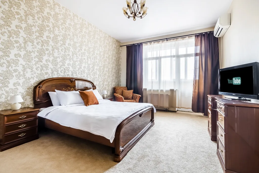 Квартира Квартира Огромный апартамент в центре, до 8 гостей, панорамный вид на город — Краснодар