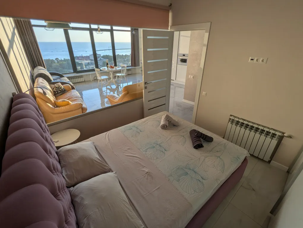 Квартира у моря, где хочется жить вид на море и закаты с 21 этажа — аренда посуточно в Сочи