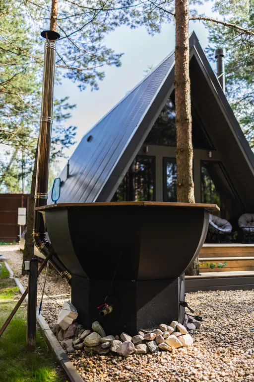 Коттедж Коттедж А-Фрейм грей — Павловский Посад