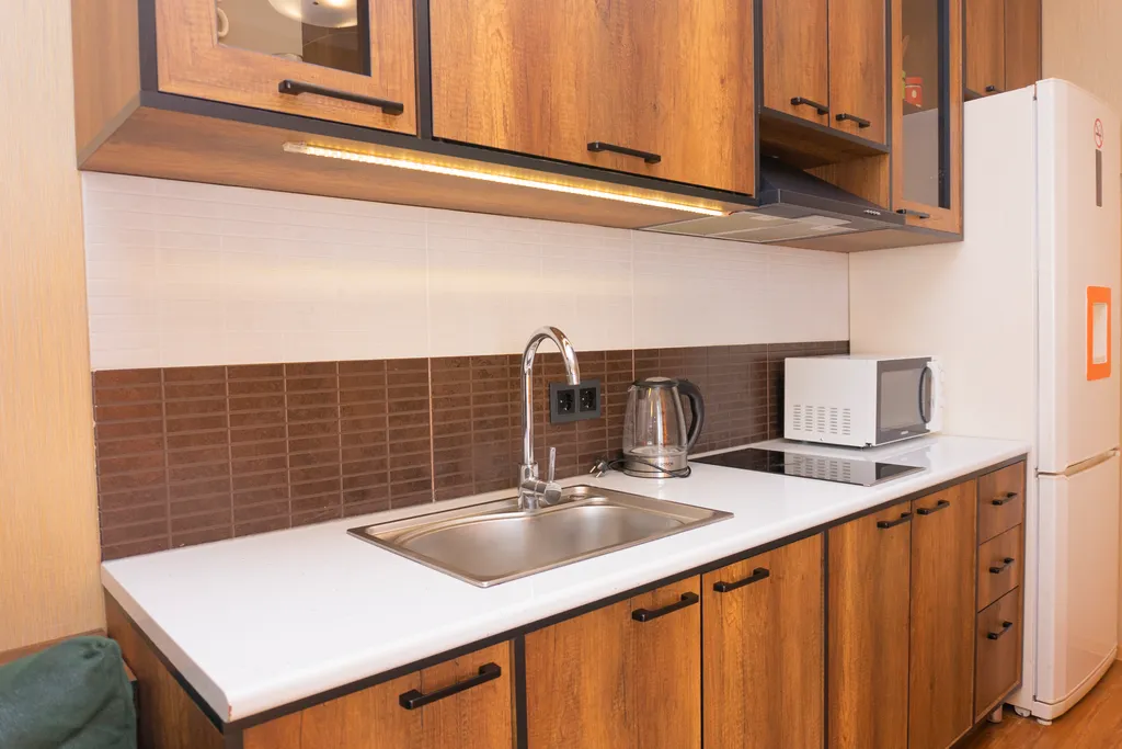 Уютная квартира с большим балконом и видом на город