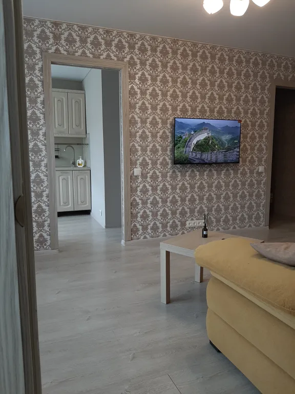 Двухкомнатная квартира, возможен заезд 4х гостей.