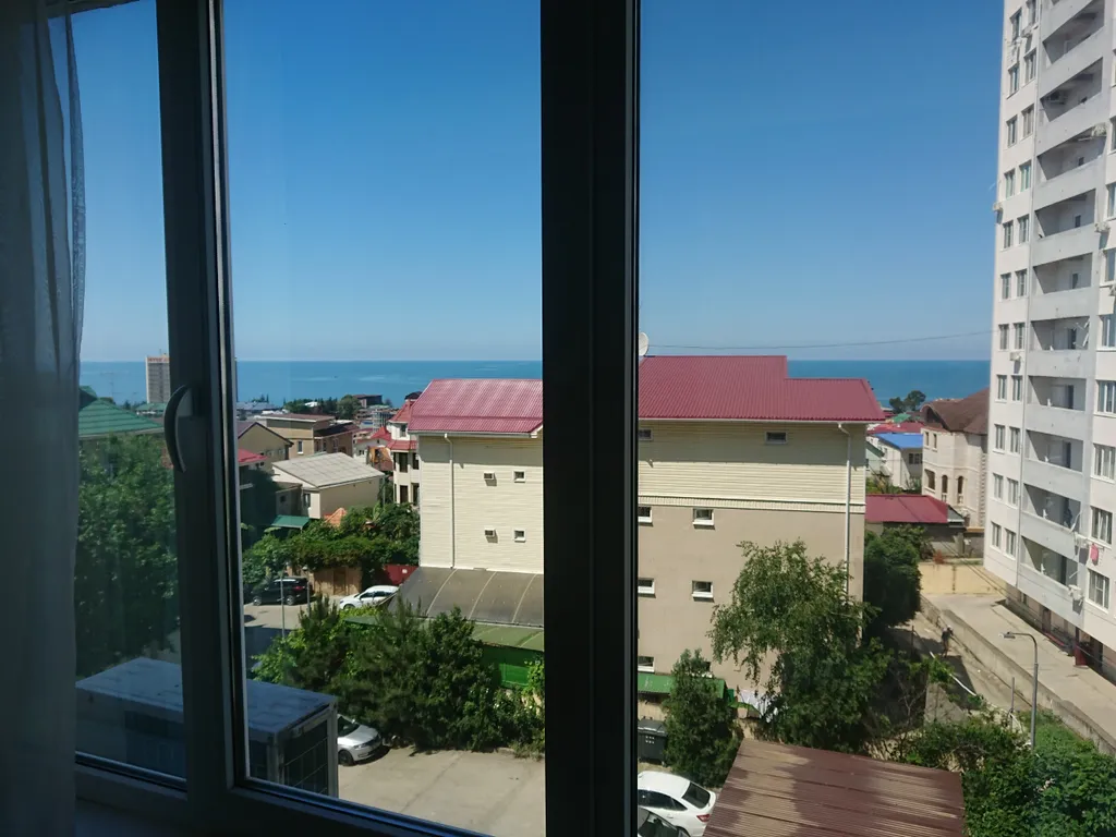 Квартира с видом на море и пляж в пешей доступности, Адлер