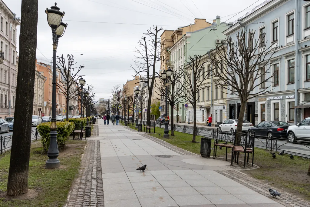 Квартира Квартира Уютная гарсоньерка рядом с Дворцом бракосочетания — Санкт-Петербург