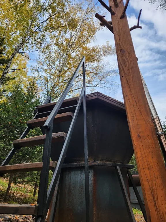 Дом с панорамным видом на лес