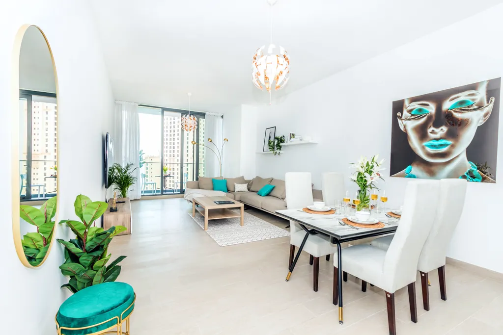 Квартира Стильные апартаменты с 2 спальнями — аренда посуточно в Дубай