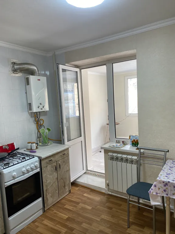 У подножья горы Ирикчат и реки светлая, уютная, просторная квартира