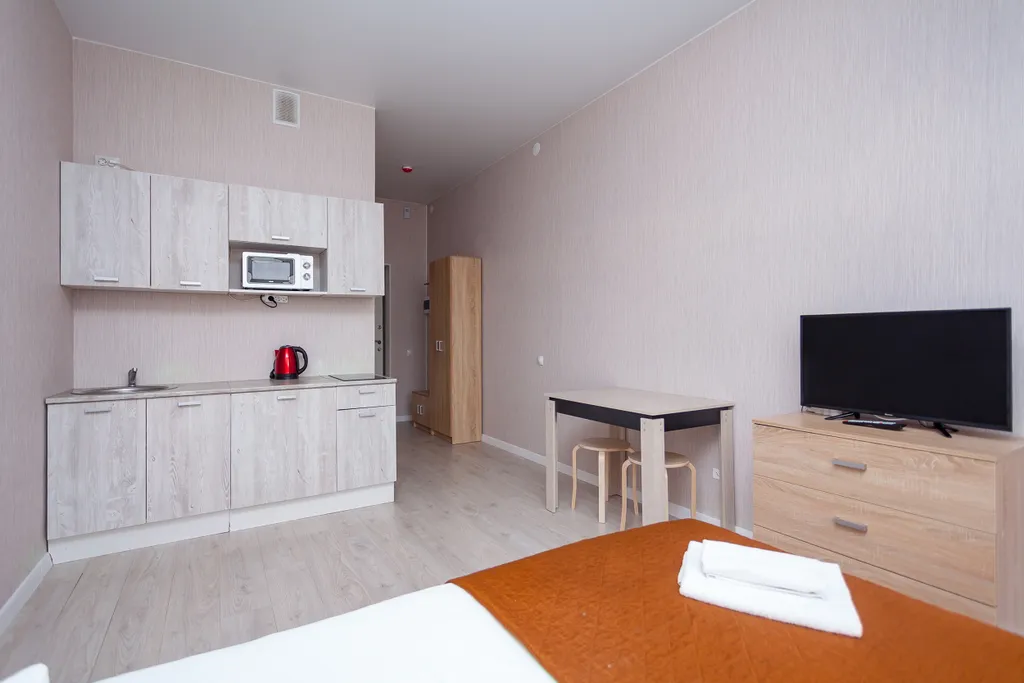 Квартира Квартира Студия в комплексе апартаментов Салют — Санкт-Петербург