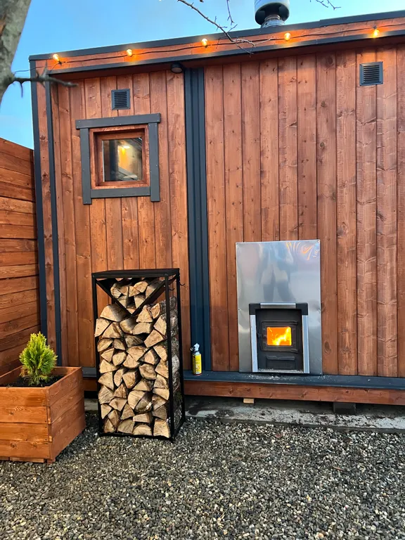 Коттедж Коттедж Уютный Афрейм с бассейном и баней — Горячий Ключ