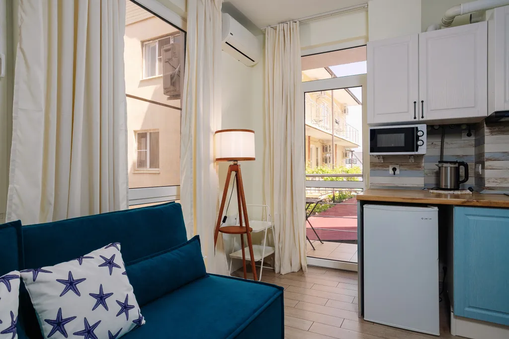 Квартира Светлая квартира "Море апартаментов", шаг до Олимпийского парка — Сириус