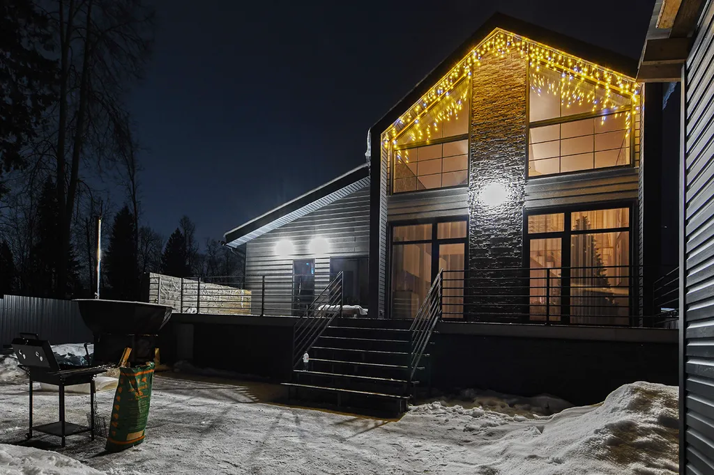 Дом с чаном в лесу