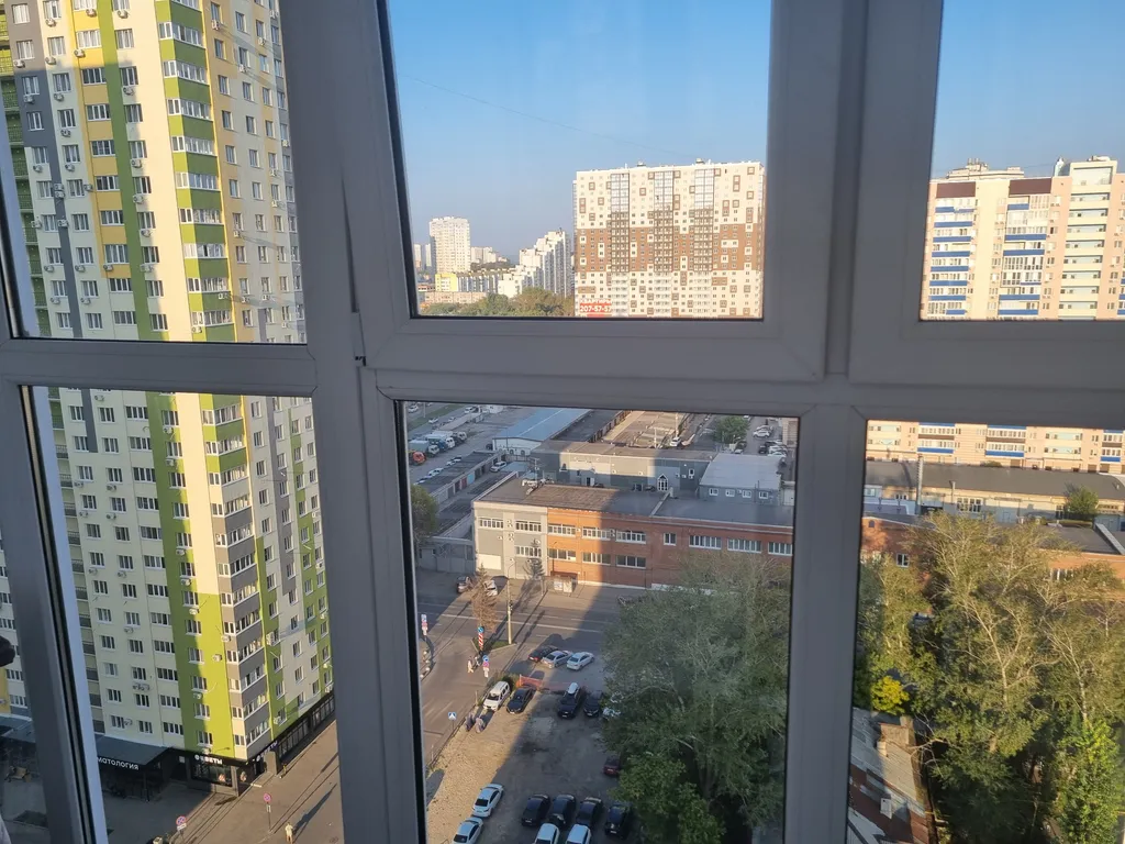 Дизайнерская евро двушка на 17 этаже с панорамным остеклением и видом на город