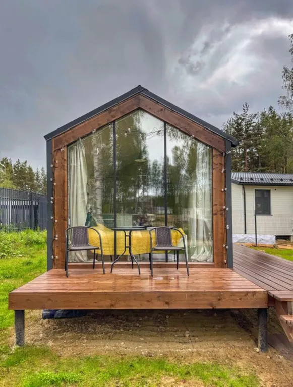 Уютный домик для двоих с мангалом