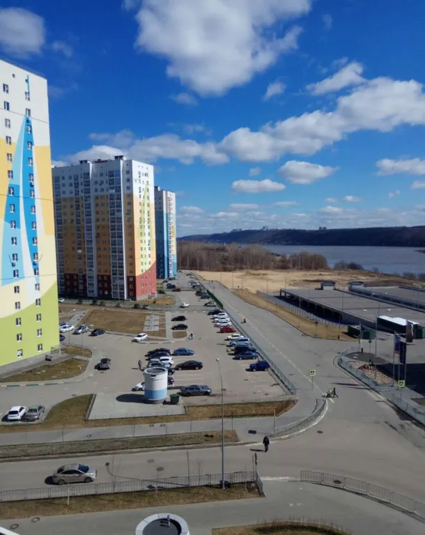 Уютная студия в ЖК Юг с прекрасным видом на реку, рядом аэропорт