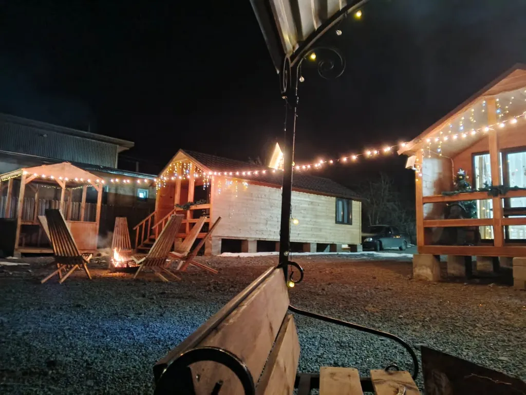 Коттедж Барнхаус с видом на красивый пейзаж Домбайских гор — Теберда