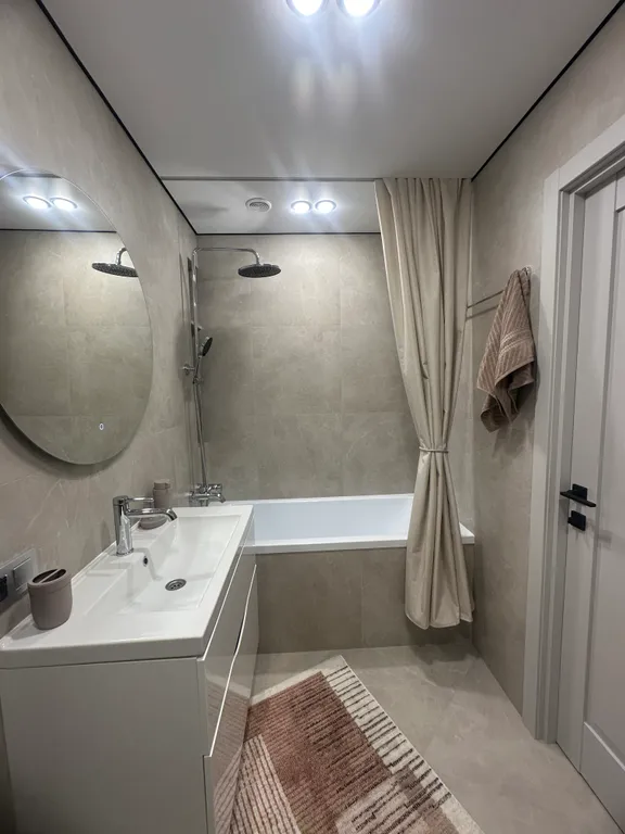 Уютная квартира в центре города с новым ремонтом в новом микрорайоне