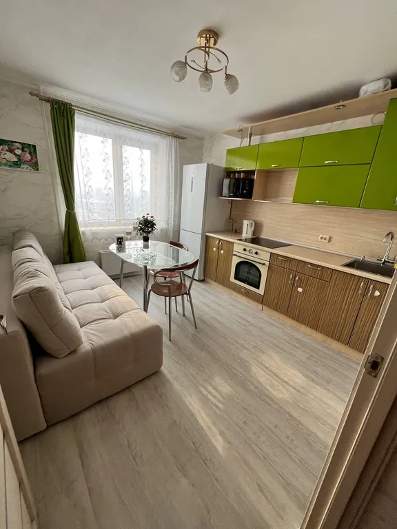 Однокомнатная квартира с видом на город