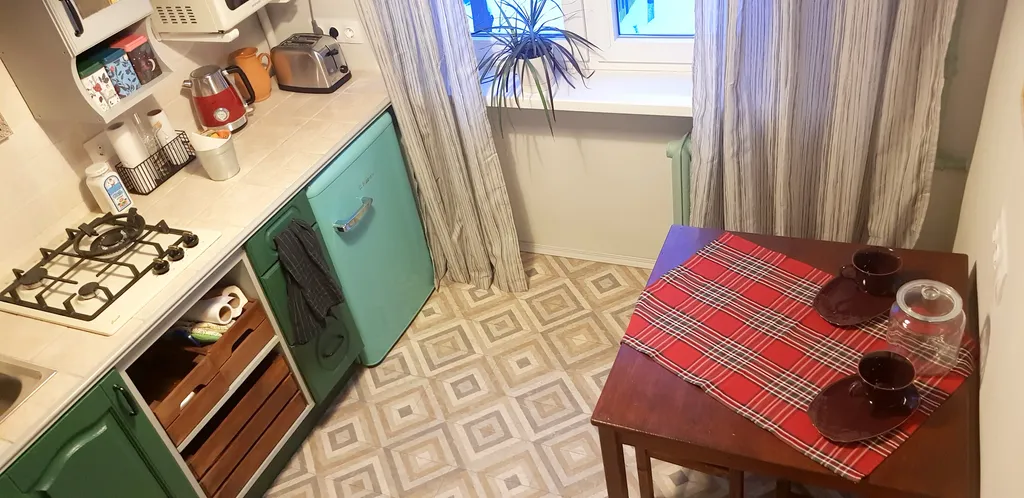 Квартира Уютная квартира на Малой Охте близко к центру — Санкт-Петербург