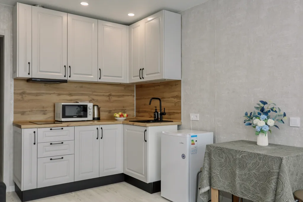 Oчень cветлaя и проcторная квартира с бaлкoном