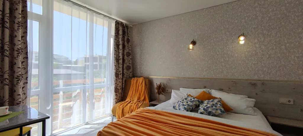 Квартира Квартира Две спальни кухня отопление автон стралка балконы беседка парков — Судак