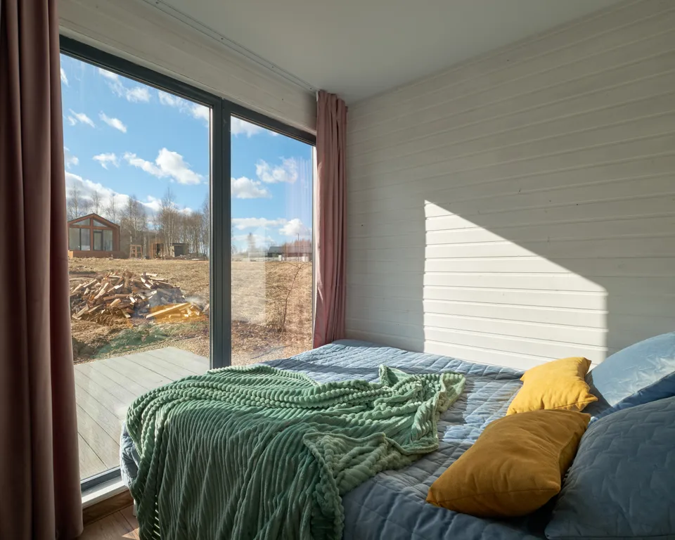 Уютный дом на можайском водохранилище в поселке с собственным пляжем