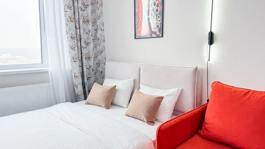 Студия на высоком этаже